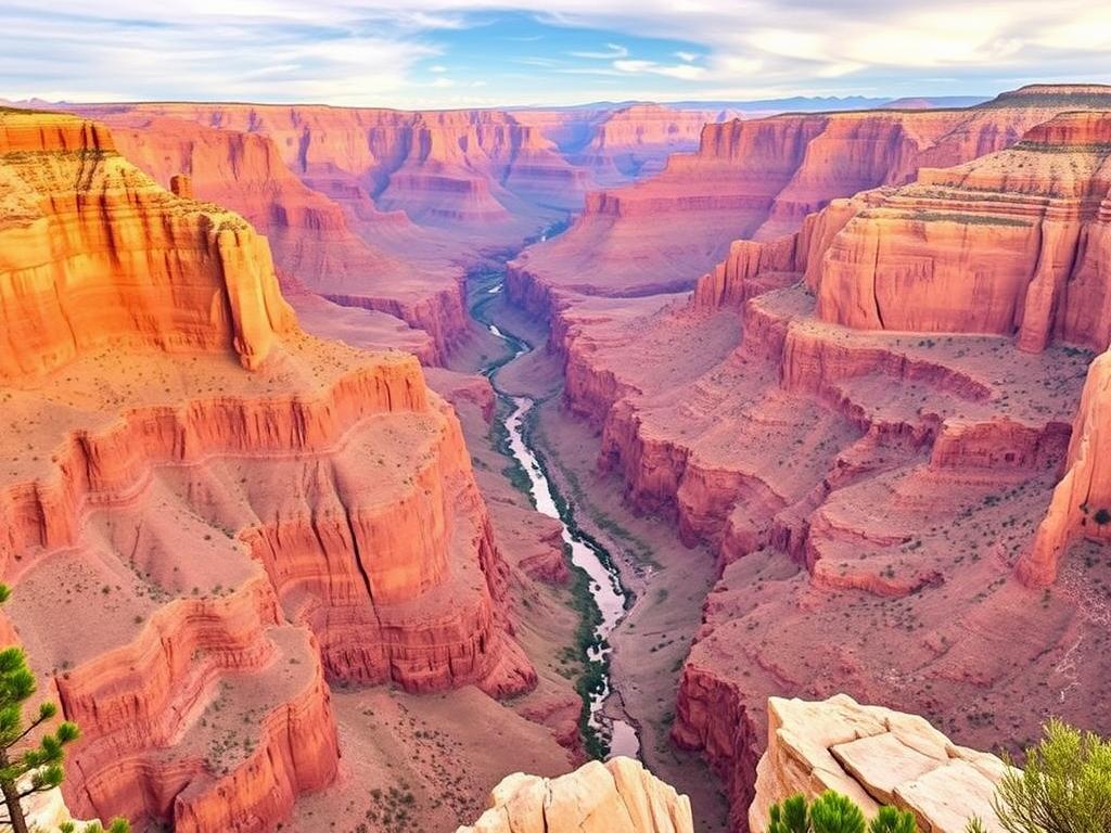 Самые посещаемые туристические места в США. Национальный парк Гранд-Каньон — грандиозность во плоти